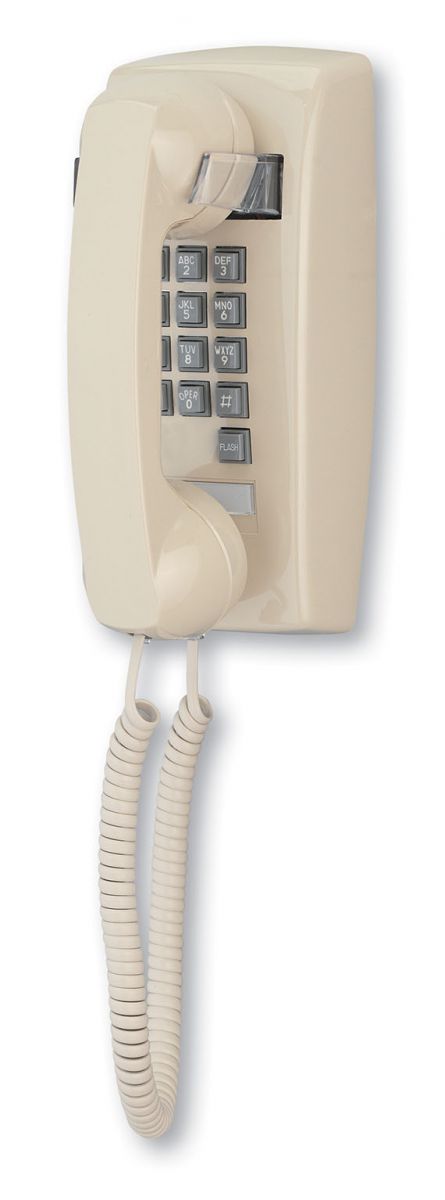 Cortelco 2554 Wall Phone w/ Flash Button - New Refurbished - Cortelco refurbished available on PCLiquidations