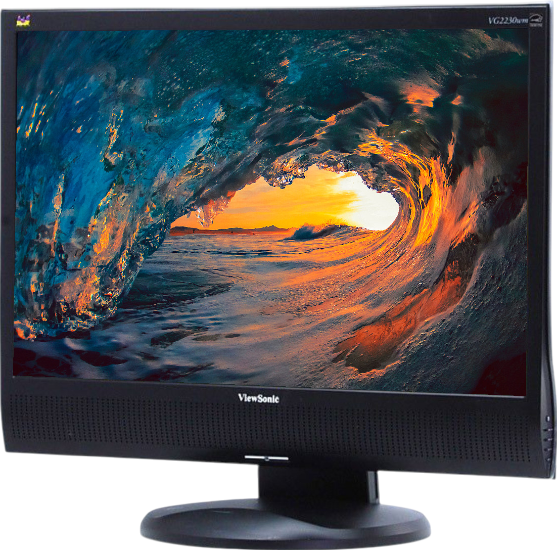 Viewsonic VG2230wm 22"" Widescreen LCD Monitor - Grade C Refurbished - ViewSonic refurbished available on PCLiquidations