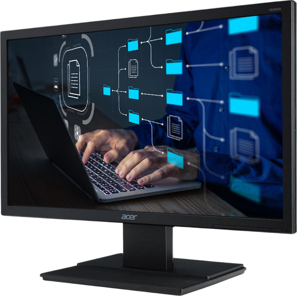 Acer V226HQL 21.5"" FHD Widescreen LED LCD Monitor - Grade A Refurbished - Acer refurbished available on PCLiquidations