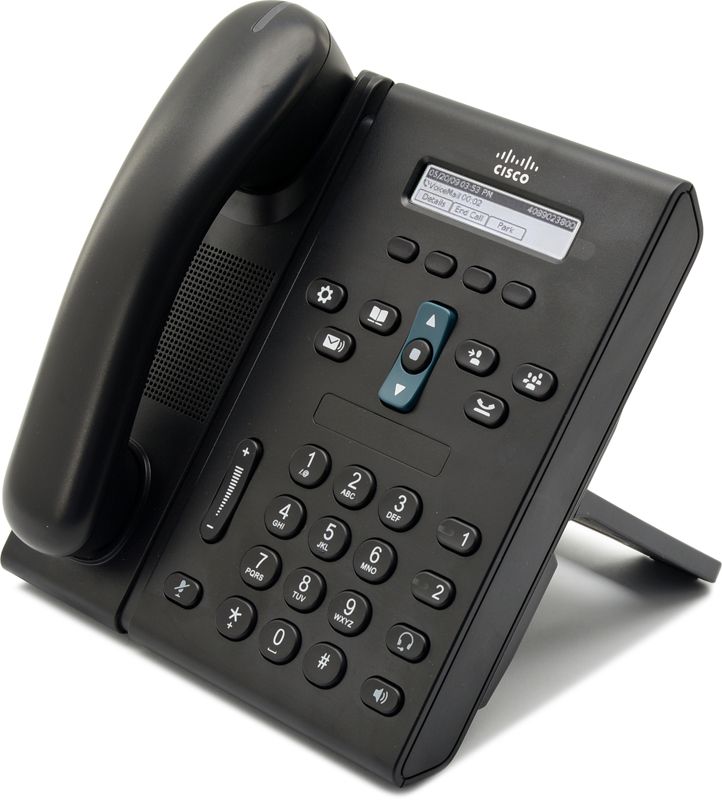 Cisco CP-6921 Black IP Display Speakerphone - Grade A Refurbished - Cisco Systems Inc. refurbished available on PCLiquidations