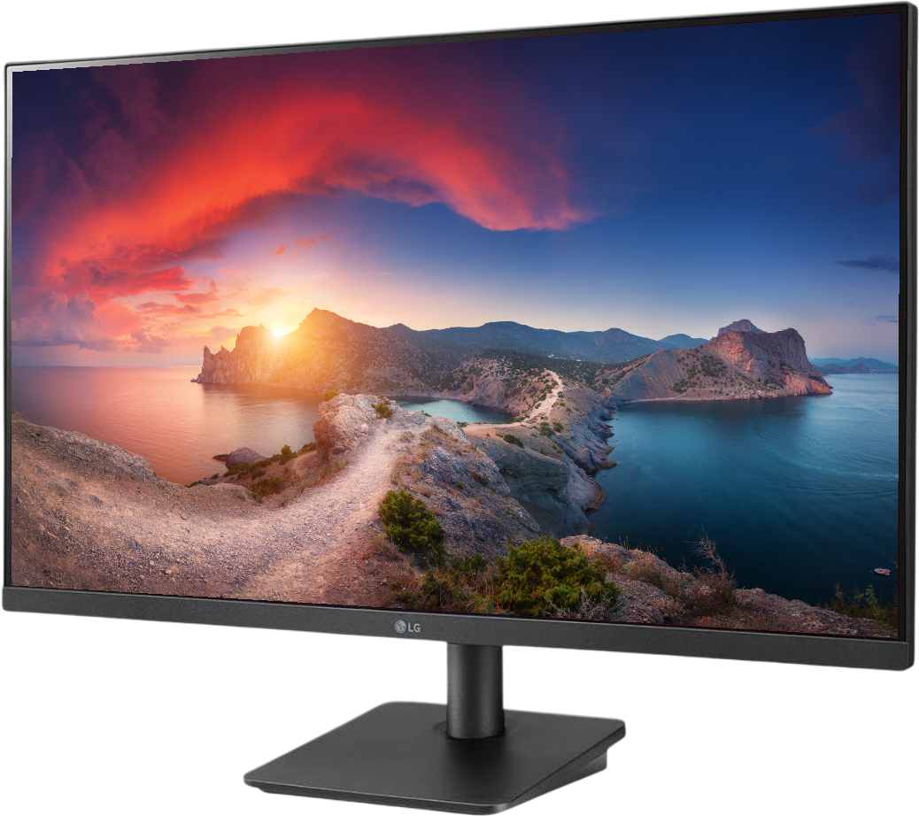 LG 27MP40W-B 27"" FHD 3-Side Borderless IPS LCD Monitor - Grade A Refurbished - LG refurbished available on PCLiquidations