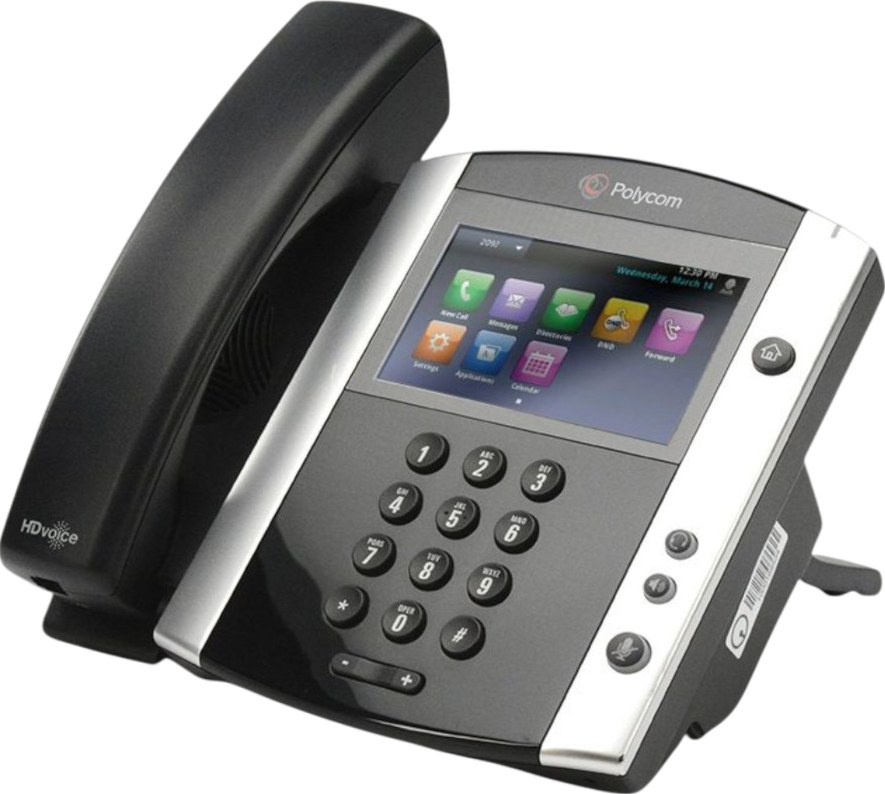 Polycom VVX 601 Gigabit IP Phone - Skype - Grade B Refurbished - Polycom refurbished available on PCLiquidations