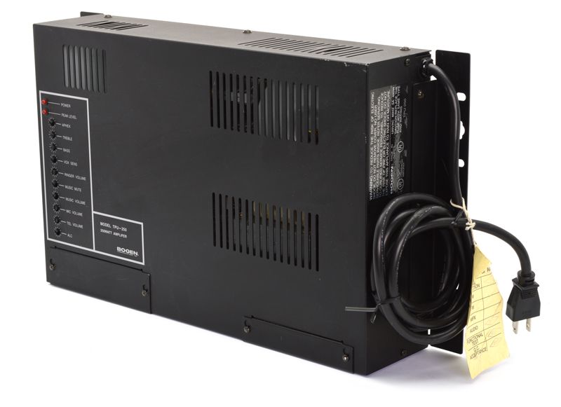 Bogen TPU-250 250 Watt Paging Amplifier Refurbished -  refurbished available on PCLiquidations