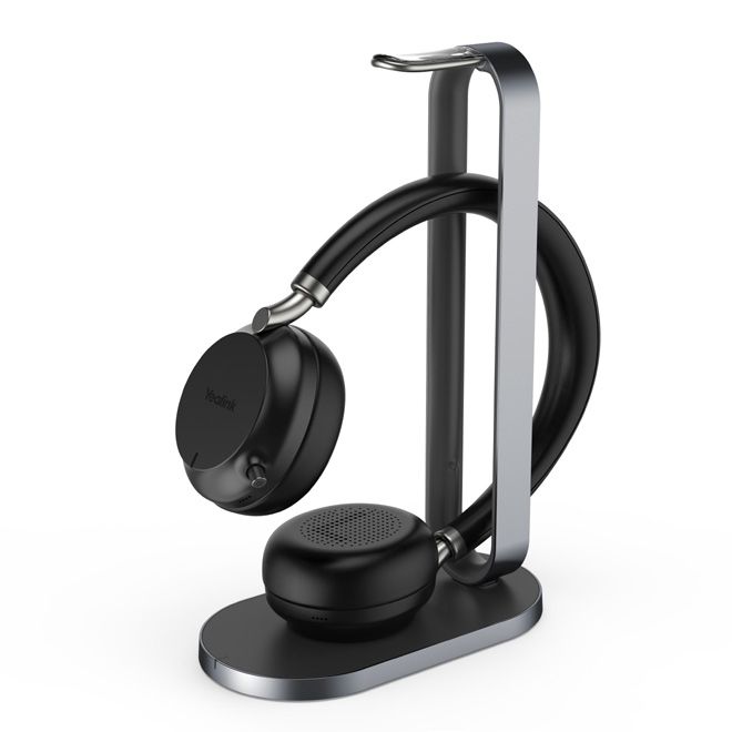 Yealink BH72 TEAMS with Charging Stand Black Refurbished - Yealink refurbished available on PCLiquidations