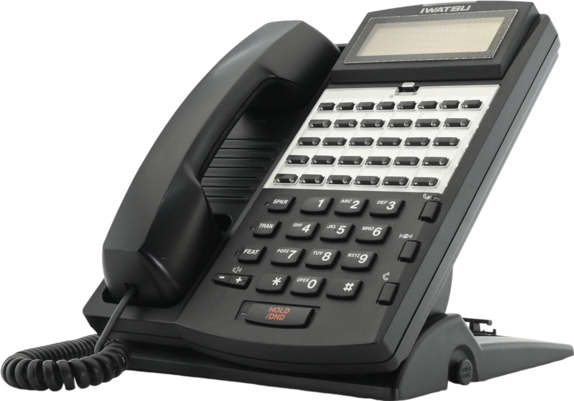 Iwatsu Omega-Phone ADIX IX-24KTD-3 Black Display Speakerphone (104204) - Grade A Refurbished -  refurbished available on PCLiquidations