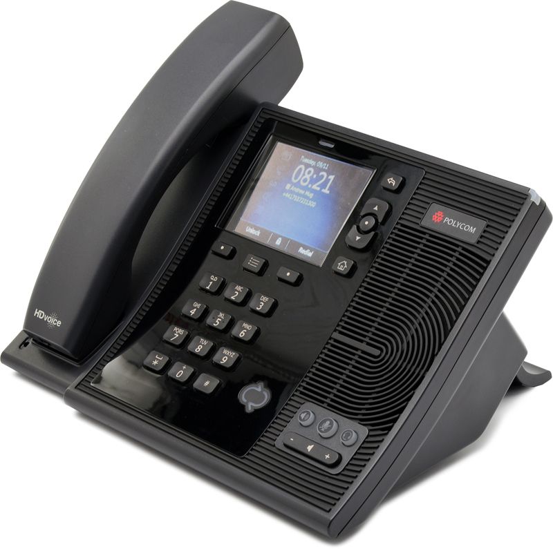 Polycom CX600 12-Button Gigabit Color Display VoIP Phone (2201-15942-025) Black - Grade A Refurbished - Polycom refurbished available on PCLiquidations