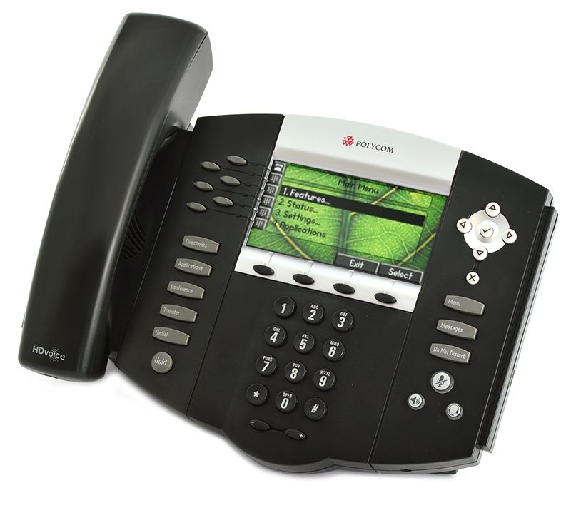 Polycom SoundPoint IP 670 PoE Color Display Phone (2200-12670) Refurbished - Polycom refurbished available on PCLiquidations