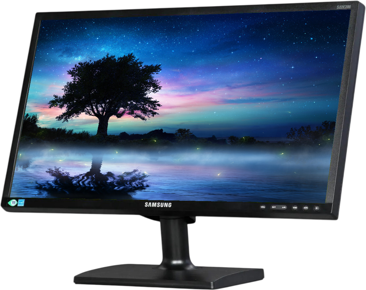 Samsung s22e200b 22"" Widescreen LCD Monitor - Grade C Refurbished - Samsung refurbished available on PCLiquidations