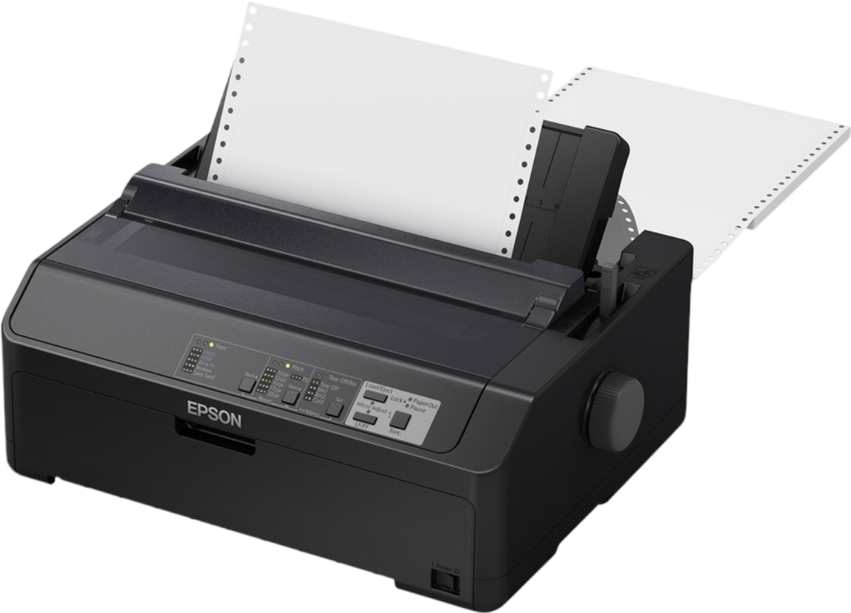 EPSON FX-890II Parallel 9-Pin Network Impact Dot Matrix Printer Refurbished - Epson refurbished available on PCLiquidations