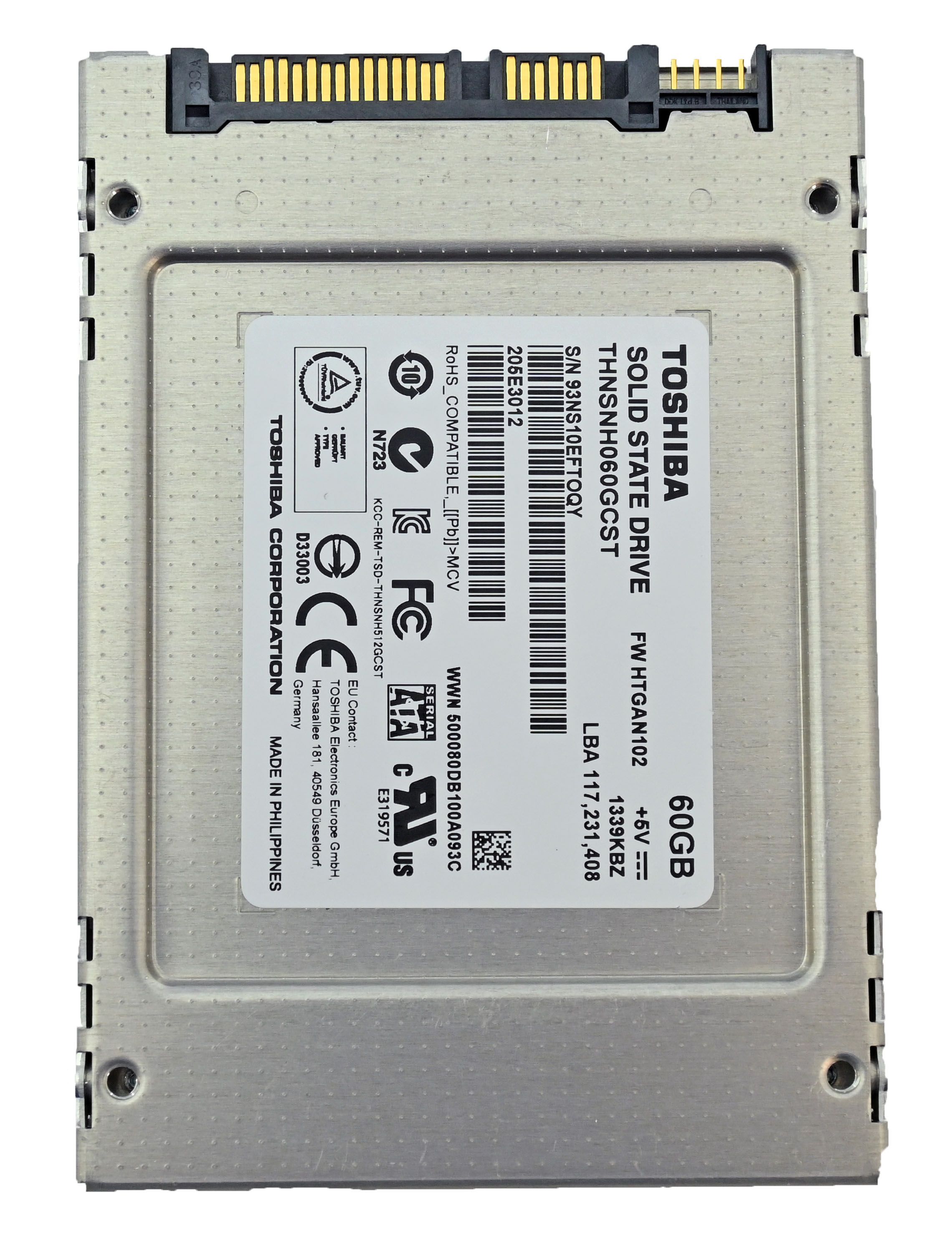 Buy Toshiba thnsnh060gcst 60GB 2.5"" SATA SSD Refurbished - $45.99 Toshiba thnsnh060gcst 60GB 2.5"" SATA SSD Refurbished - Toshiba refurbished available on PCLiquidations
