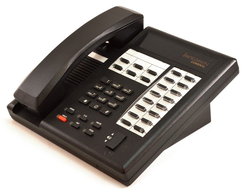 Comdial Impression 2122S-FB Black Speakerphone Refurbished -  refurbished available on PCLiquidations