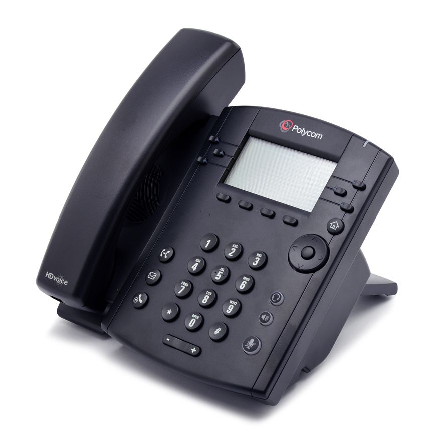 Polycom VVX 310 Gigabit IP Display Speakerphone (2200-46161-025) - Grade B Refurbished - Polycom refurbished available on PCLiquidations