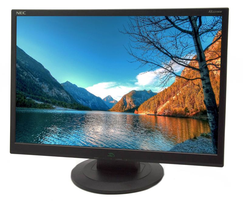 NEC AccuSync AS221WM 22"" Widescreen HD LCD Monitor - Grade A Refurbished - NEC (Nippon Electric Company) refurbished available on PCLiquidations