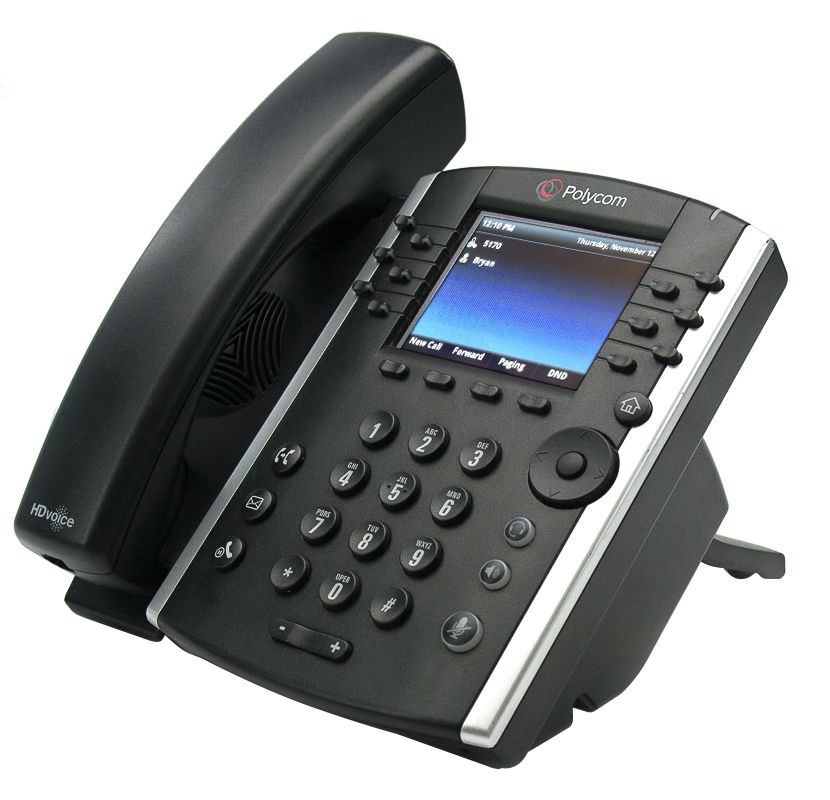 Polycom VVX 401 12-Line IP Phone (2200-48400-025, 2201-48400-001)  - Grade A Refurbished - Polycom refurbished available on PCLiquidations