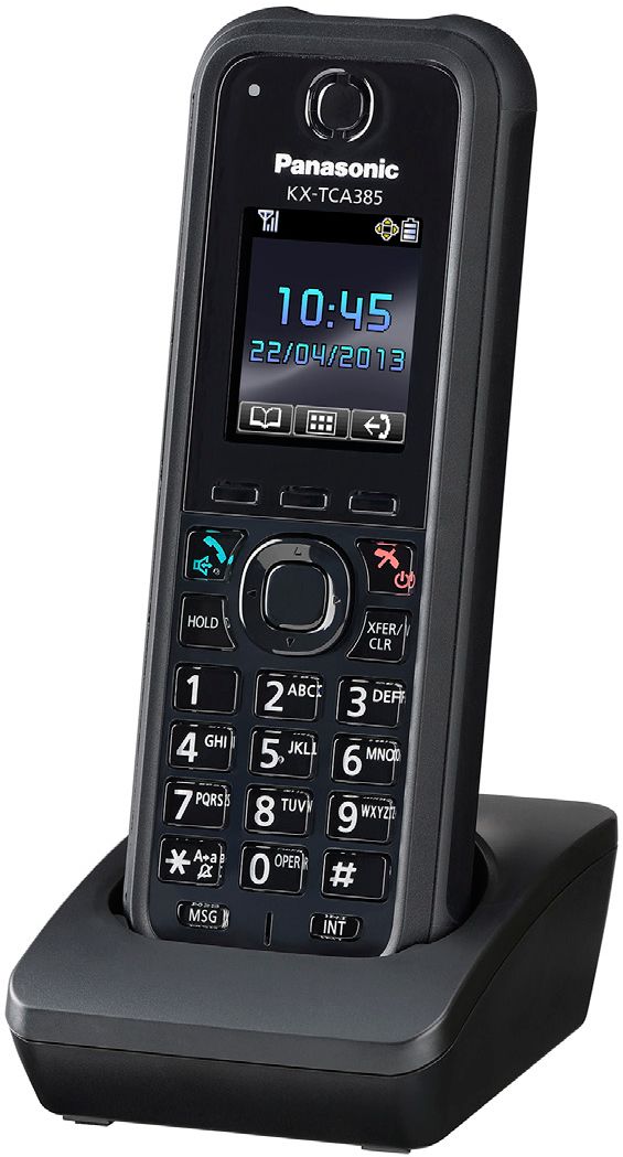 Panasonic KX-TCA385 Rugged DECT Wireless Phone - Grade A Refurbished - Panasonic refurbished available on PCLiquidations