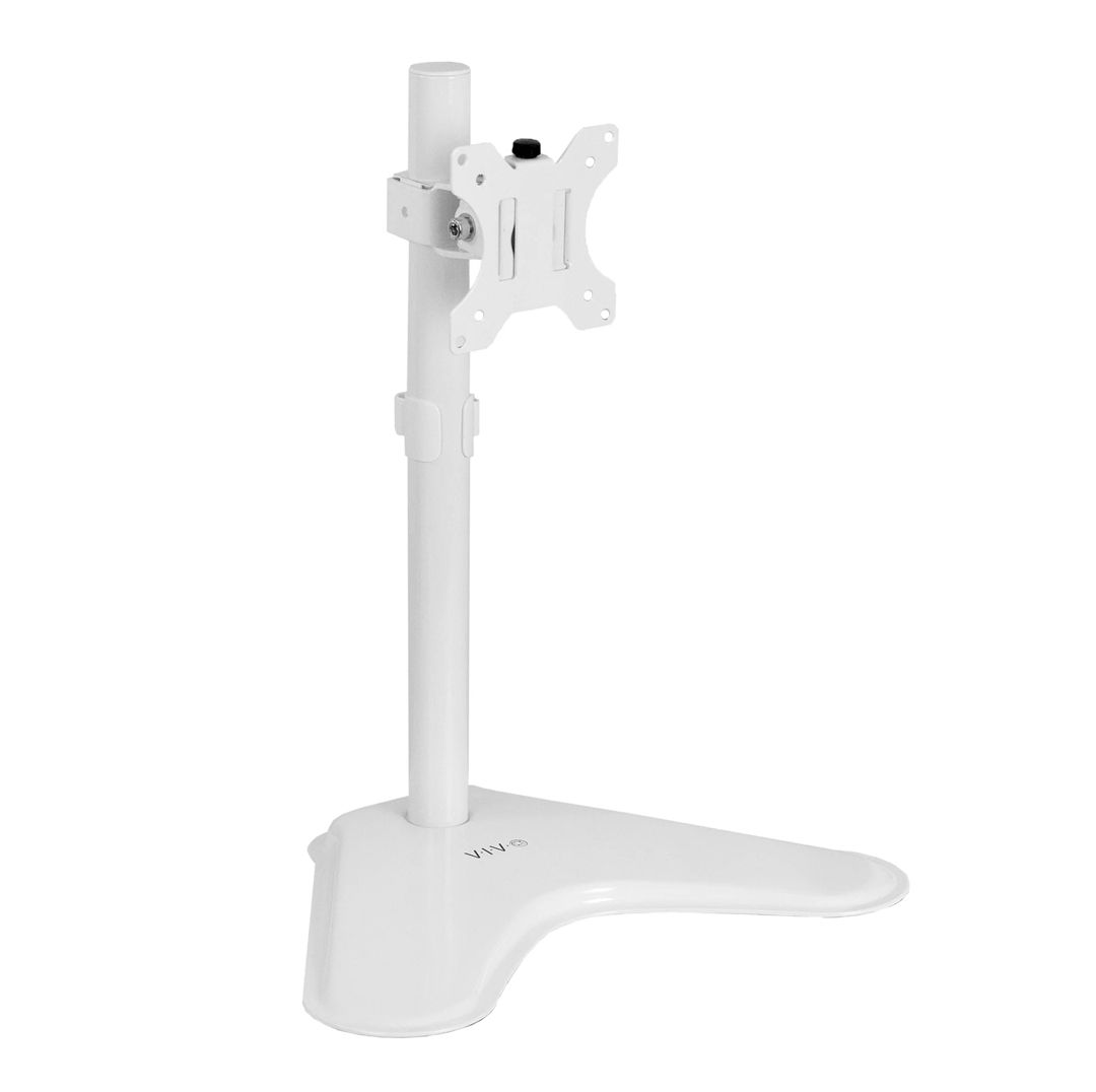 VIVO Single Monitor Desk Stand - White Refurbished -  refurbished available on PCLiquidations