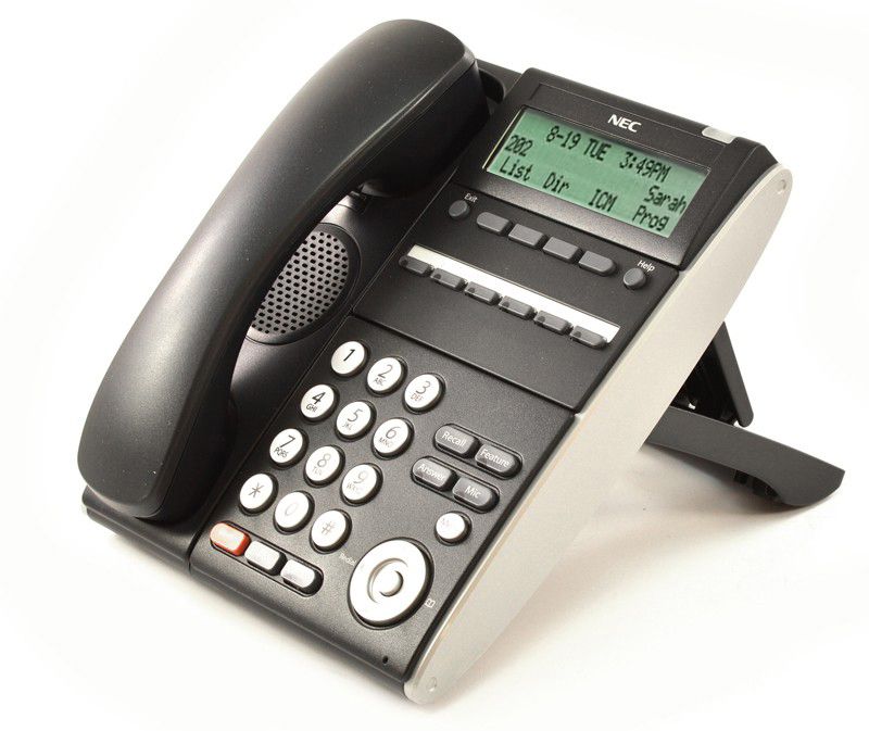 NEC DT710 ITL-6DE-1 Black IP Display Phone  - Grade B Refurbished - NEC (Nippon Electric Company) refurbished available on PCLiquidations