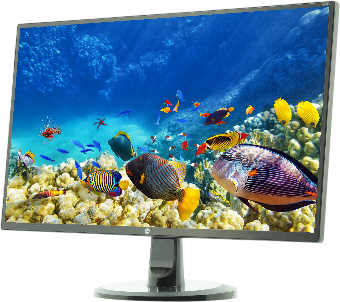 HP n246v 24"" IPS LED LCD Monitor - Grade A Refurbished - Hewlett-Packard (ou HP en abrégé) refurbished available on PCLiquidations