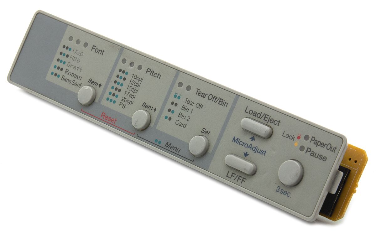 Epson FX2190 Control Panel Refurbished - Epson refurbished available on PCLiquidations