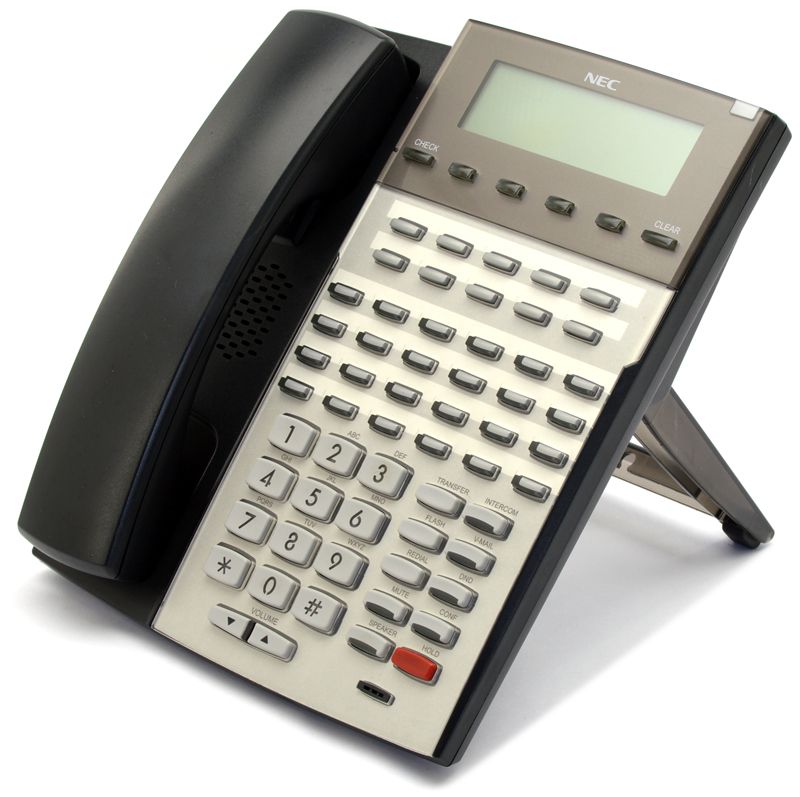 NEC DSX 34-Button Black Digital Backlit Display Speakerphone (1090021) - Grade B Refurbished - NEC (Nippon Electric Company) refurbished available on PCLiquidations