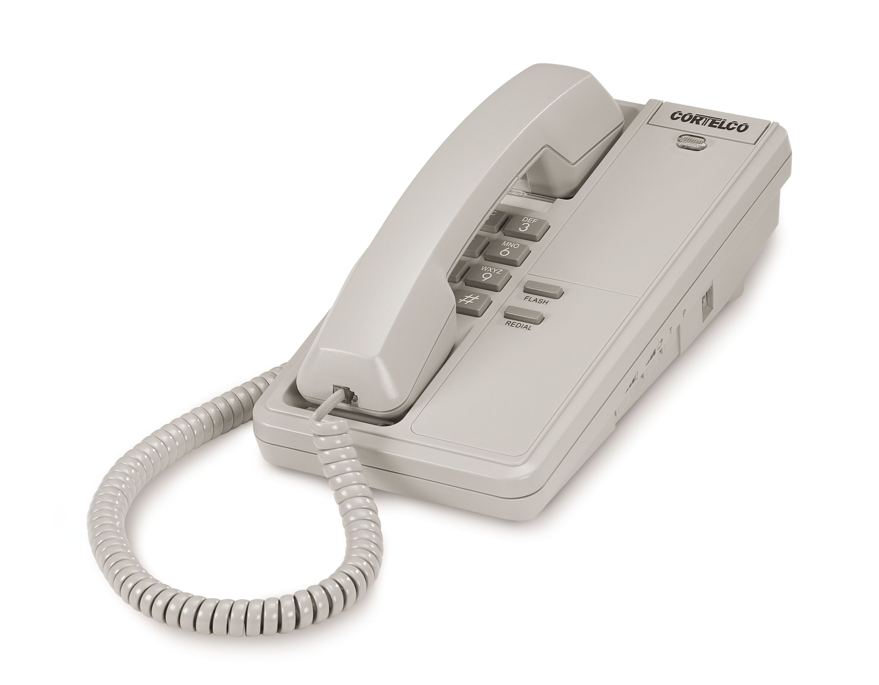 Cortelco 2192 Patriot II Hospitality Phone - Pearl Gray - New Refurbished - Cortelco refurbished available on PCLiquidations