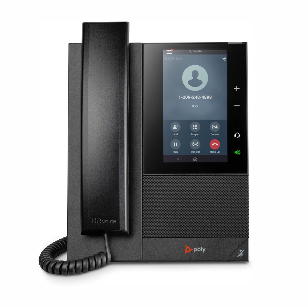 Poly CCX 505 Business Media Phone with Open SIP with Power Supply US Refurbished - N/A (Il existe plusieurs marques avec le nom "Poly", il refurbished available on PCLiquidations