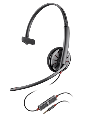 Plantronics Blackwire 215 3.5mm Mono Headset Refurbished - Plantronics refurbished available on PCLiquidations