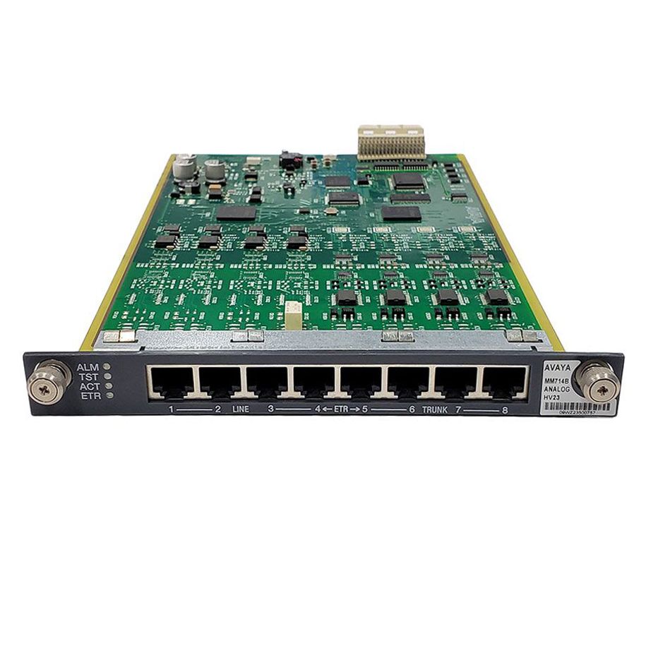 Avaya MM714B Analog Media Module (700453889) Refurbished - Avaya refurbished available on PCLiquidations