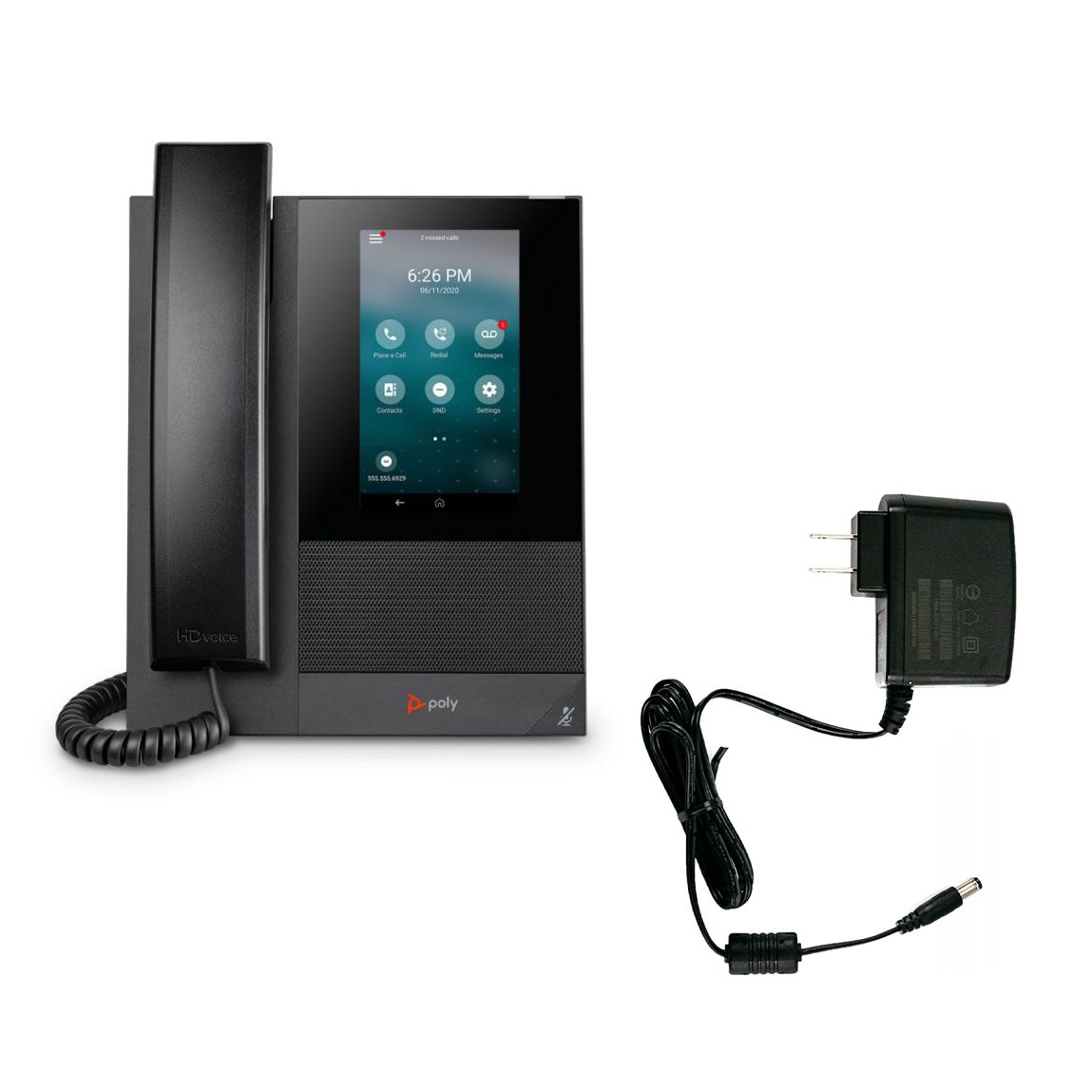 Poly CCX 400 Business Media IP Phone w/PSU - Open SIP Refurbished - N/A (Il existe plusieurs marques avec le nom "Poly", il refurbished available on PCLiquidations