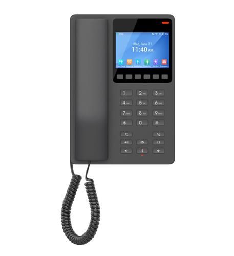 Grandstream GHP631 Color Compact Hotel IP Phone Refurbished - Grandstream refurbished available on PCLiquidations