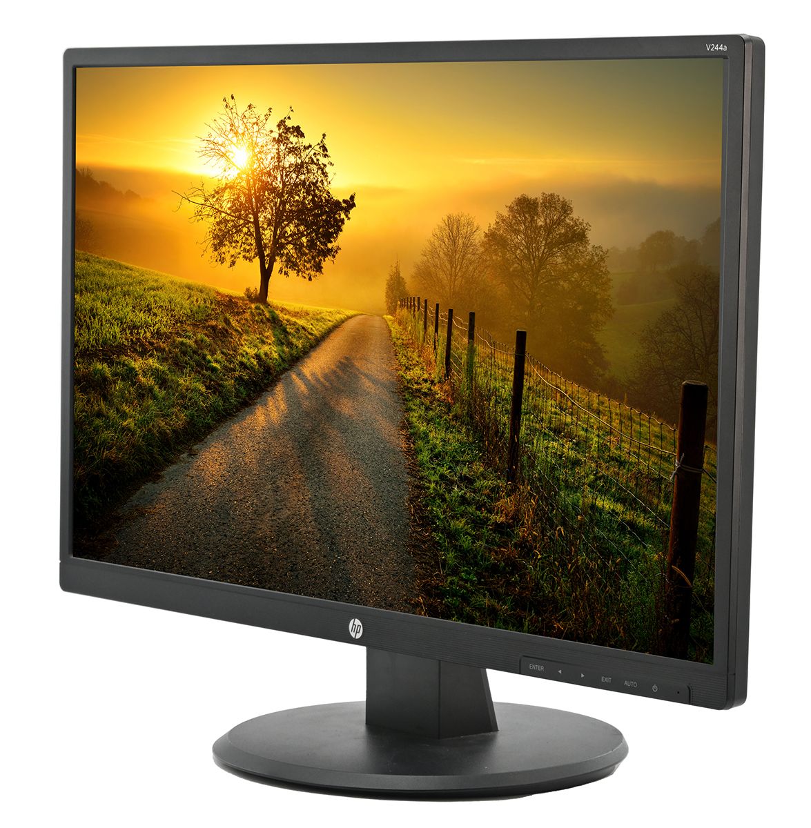 HP V244H 23.8"" LED LCD Monitor - Grade B Refurbished - Hewlett-Packard (ou HP en abrégé) refurbished available on PCLiquidations