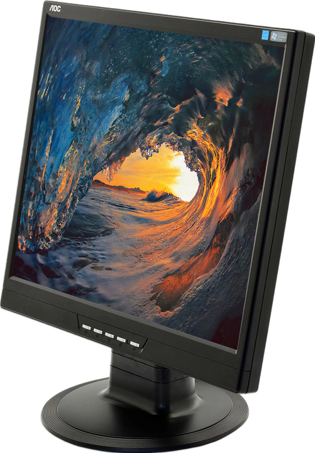 AOC 177S 17"" LCD Monitor - Grade A Refurbished - AOC (moniteurs et écrans) ou AOC (v refurbished available on PCLiquidations