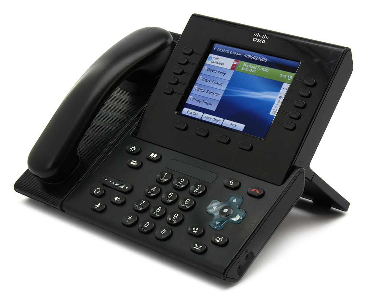 Cisco CP-9951 Charcoal Gigabit IP Video Phone - Grade B Refurbished - Cisco Systems Inc. refurbished available on PCLiquidations