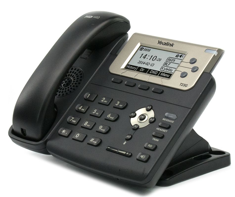 Yealink SIP-T23G 3-Line Gigabit IP Phone Refurbished - Yealink refurbished available on PCLiquidations