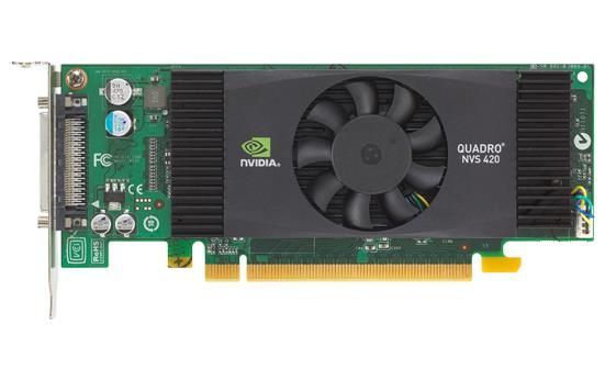 Nvidia Quadro NVS 420 512MB PCI-E 4 Quad Monitor Professional Video Card - Refurbished Refurbished - Nvidia refurbished available on PCLiquidations