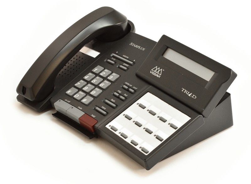 Vodavi Starplus Triad TR9014-71 12-Button Charcoal Digital Display Speakerphone - Grade B Refurbished -  refurbished available on PCLiquidations