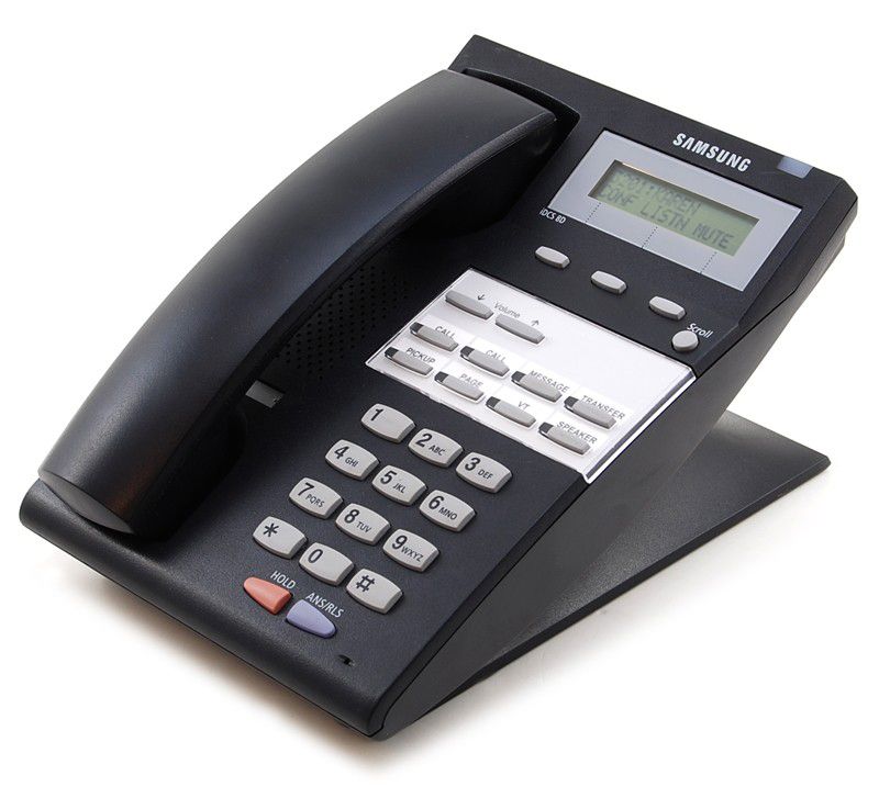 Samsung Falcon iDCS 8D Black Display Phone - Grade B Refurbished - Samsung refurbished available on PCLiquidations