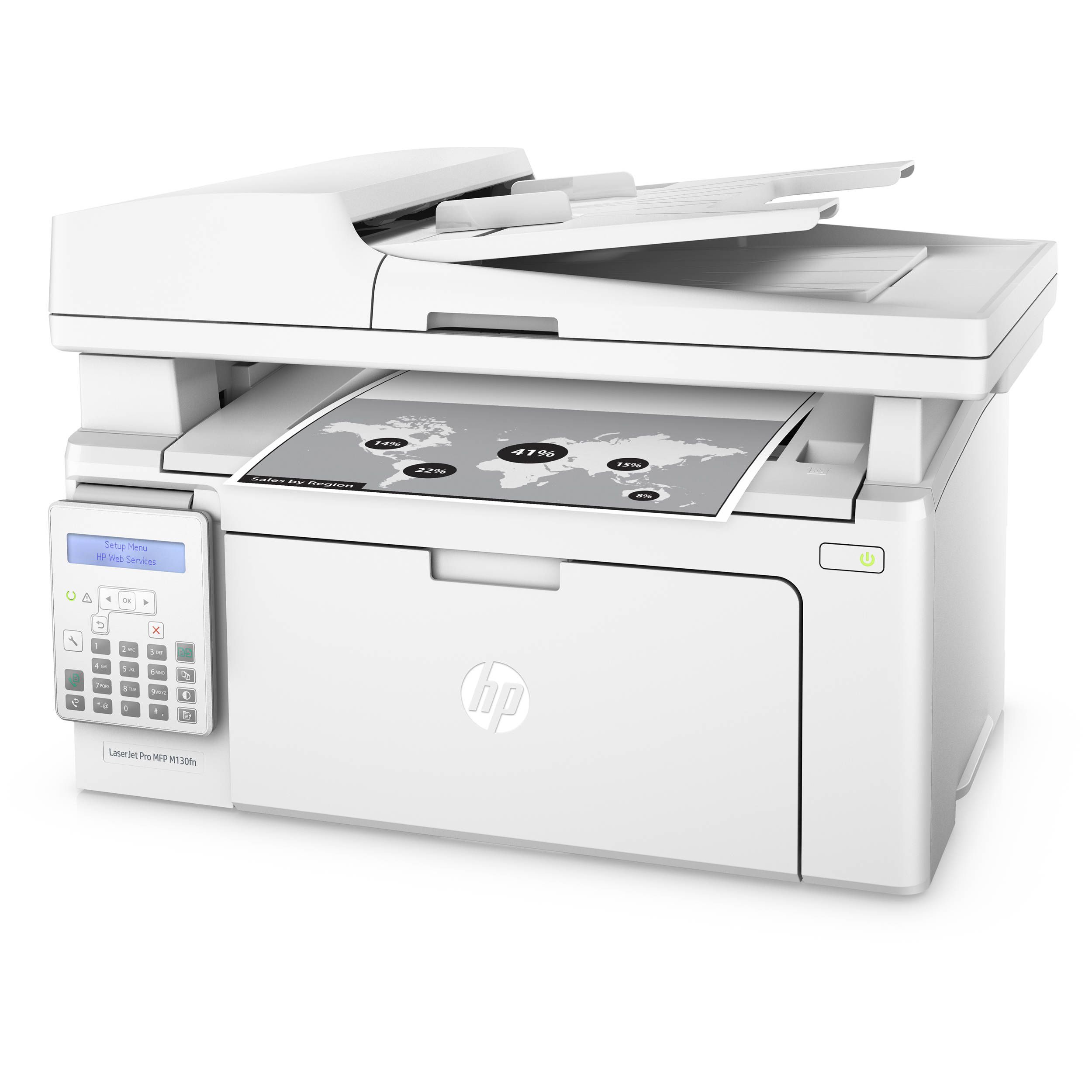 HP LaserJet Pro MFP M130fn Monochrome All-In-One Laser Printer - Refurbished Refurbished - Hewlett-Packard (ou HP en abrégé) refurbished available on PCLiquidations