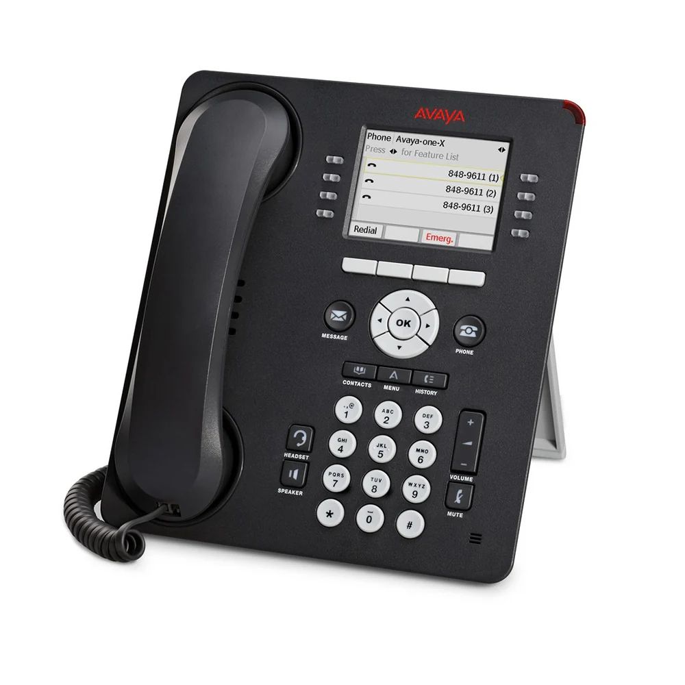 Avaya 9641GS Gigabit IP Color Display Deskphone (700509409) - Grade A Refurbished - Avaya refurbished available on PCLiquidations