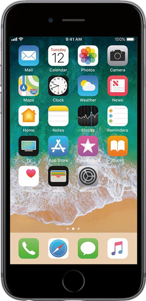Apple iPhone 6s A1633 4.7"" Smartphone A9 16GB (AT&T) - Space Gray - Grade C Refurbished - Apple refurbished available on PCLiquidations