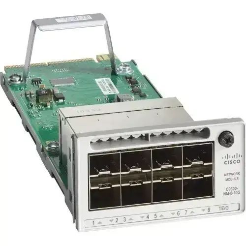 Buy Cisco Catalyst 9300 Series 8-Port 1Gb/10Gb/25Gb Ethernet SFP Expansion Network Module (C9300X-NM-8Y=) Refurbished - $2339.06 Cisco Catalyst 9300 Series 8-Port 1Gb/10Gb/25Gb Ethernet SFP Expansion Network Module (C9300X-NM-8Y=) Refurbished - Cisco Systems Inc. refurbished available on PCLiquidations