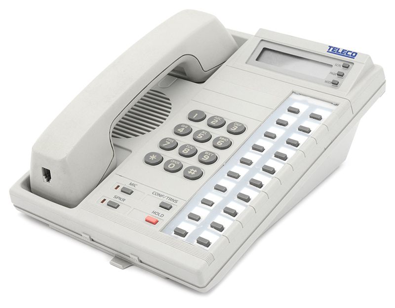 Toshiba EKT 1025-LCD Light Gray Display Speakerphone Teleco Refurbished - Toshiba refurbished available on PCLiquidations