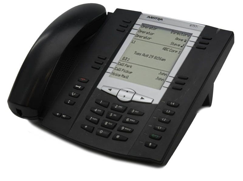 Aastra 6757i Black IP Display Speakerphone w/ Icon Keys - Grade B Refurbished -  refurbished available on PCLiquidations