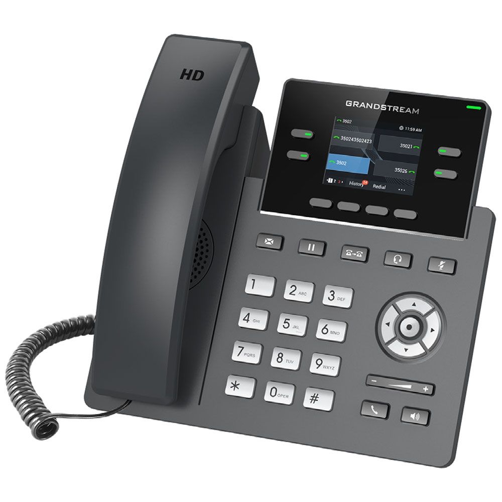 Grandstream GRP2612W IP Display Speakerphone - Grade A Refurbished - Grandstream refurbished available on PCLiquidations