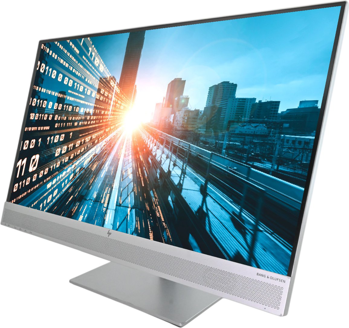 HP EliteDisplay E243m 24"" IPS LED Video Conferencing Monitor w/ Webcam & Speakers- Grade C Refurbished - Hewlett-Packard (ou HP en abrégé) refurbished available on PCLiquidations