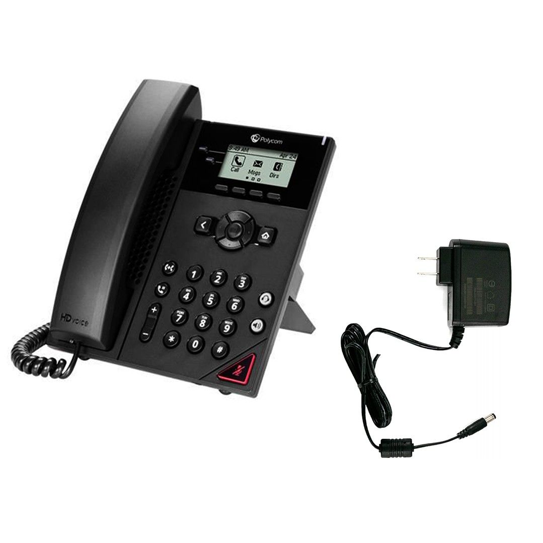 Poly VVX 150 IP Phone w/ Power Adapter Refurbished - N/A (Il existe plusieurs marques avec le nom "Poly", il refurbished available on PCLiquidations