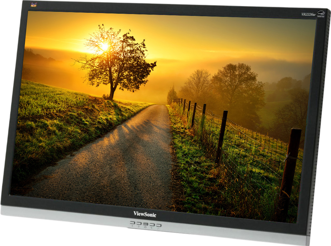 Viewsonic VA2226W 21.6"" Widescreen LCD Monitor - No Stand - Grade B Refurbished - ViewSonic refurbished available on PCLiquidations