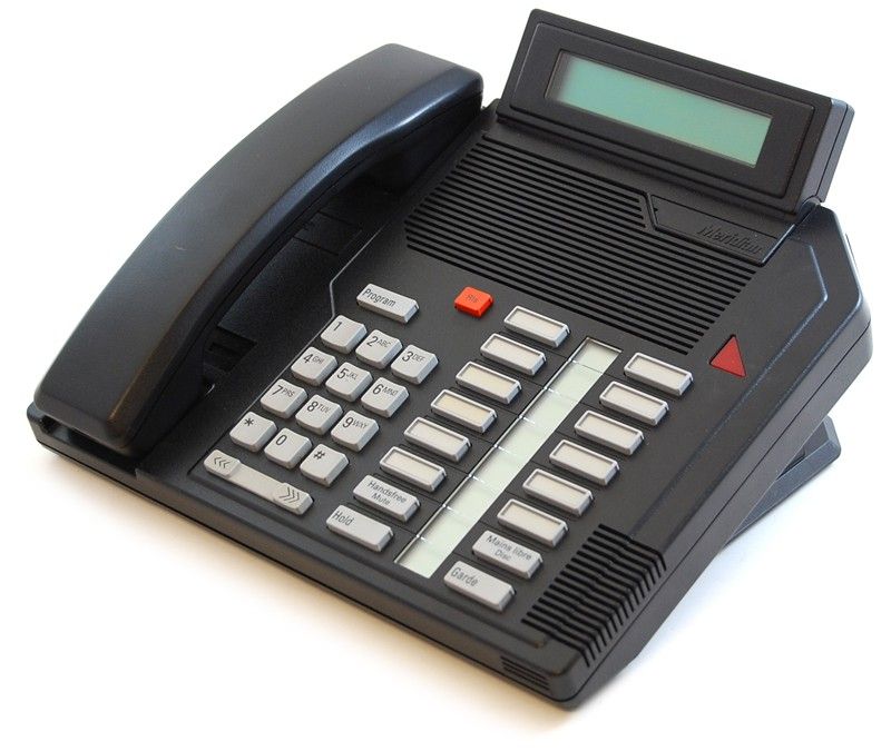 Nortel Meridian M2616 Aries II Display Black Phone (NT2K16, NT9K16) Refurbished -  refurbished available on PCLiquidations