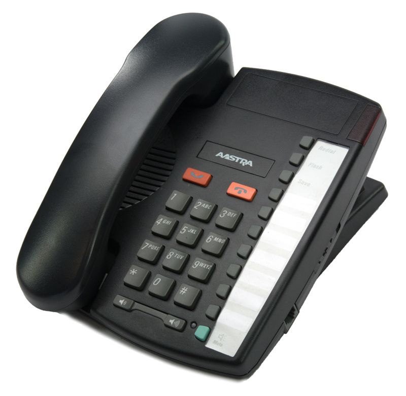 Aastra 9110 Black Analog Single Line SpeakerPhone - Grade A Refurbished -  refurbished available on PCLiquidations