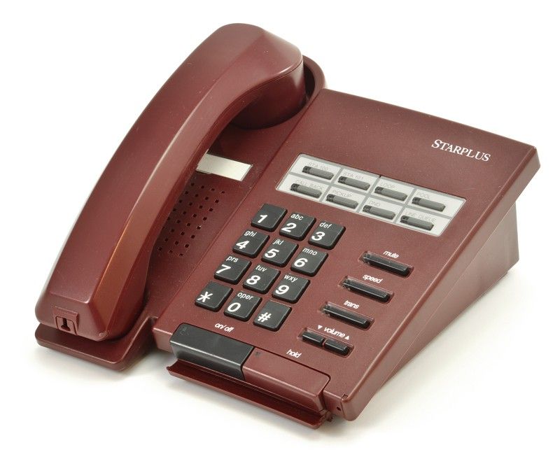 Vodavi Starplus Triad TR9011-60 Burgundy Analog Speakerphone - Grade A Refurbished -  refurbished available on PCLiquidations